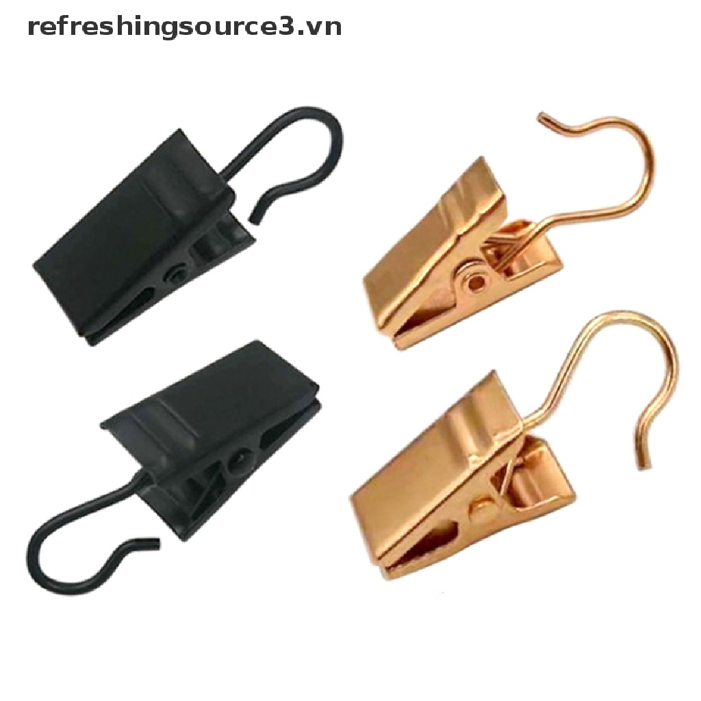 Bộ 10 Móc Rèm Cửa Bằng Kim Loại Chắc Chắn