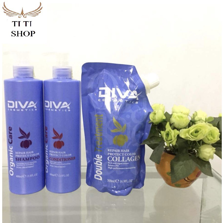 Dầu gội xả DiVa phục hồi tóc hư tổn cấp độ3 - hàng chính hãng | BigBuy360 - bigbuy360.vn