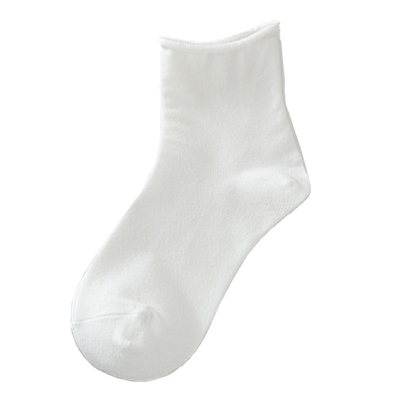 Tất nhún cổ cao MOKANA tất cổ bèo trắng đáng yêu phong cách Hàn Quốc TC16