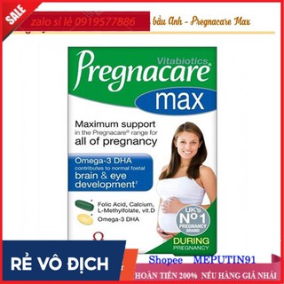 [CHÍNH HÃNG 100%]  Vitamin bầu Anh - Pregnacare Max (84 viên)