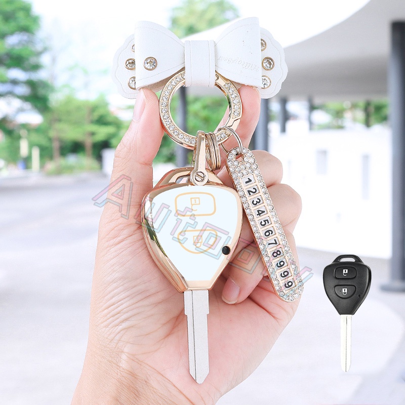 Vỏ Chìa Khóa Điều Khiển Từ Xa 2 / 3 Nút Cho Toyota Camry Corolla Avalon Venza Hilux Auris Vios Yaris Altis Hilux Vigo Fortuner Camry Innova