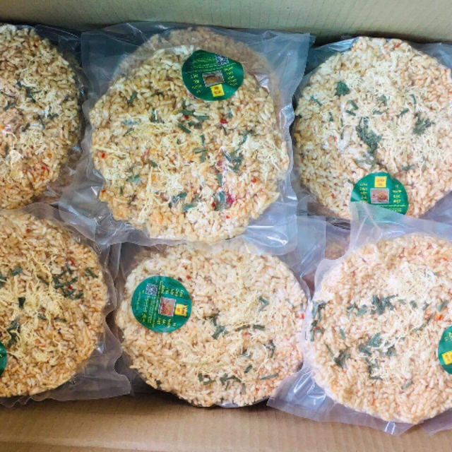 cơm nếp sấy chà bông