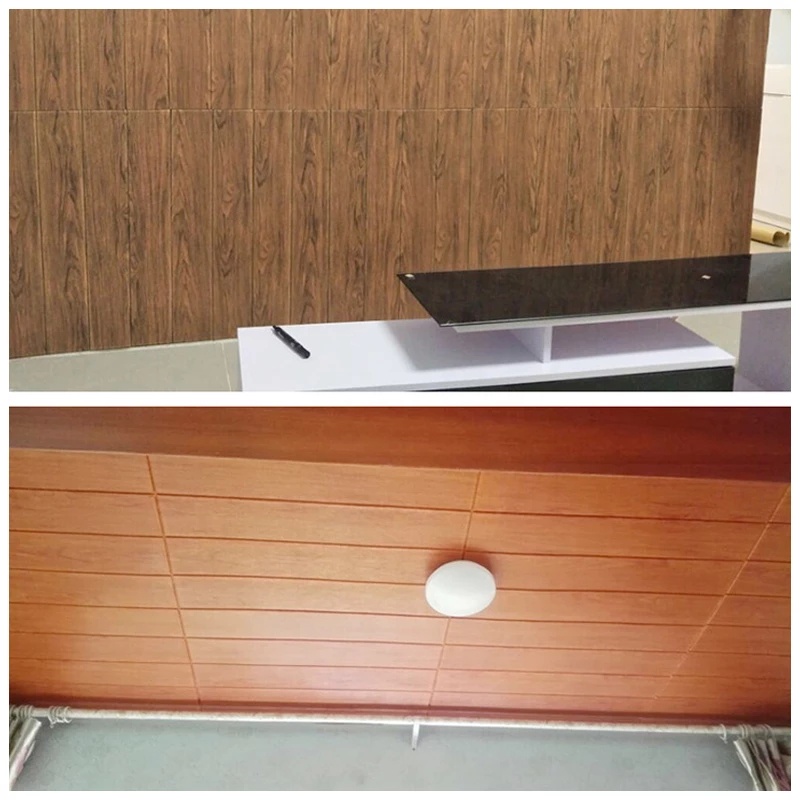 Cuộn Băng Keo Pvc Họa Tiết Vân Gỗ 3d Siêu Bền Chống Thấm Nước Tiện Dụng