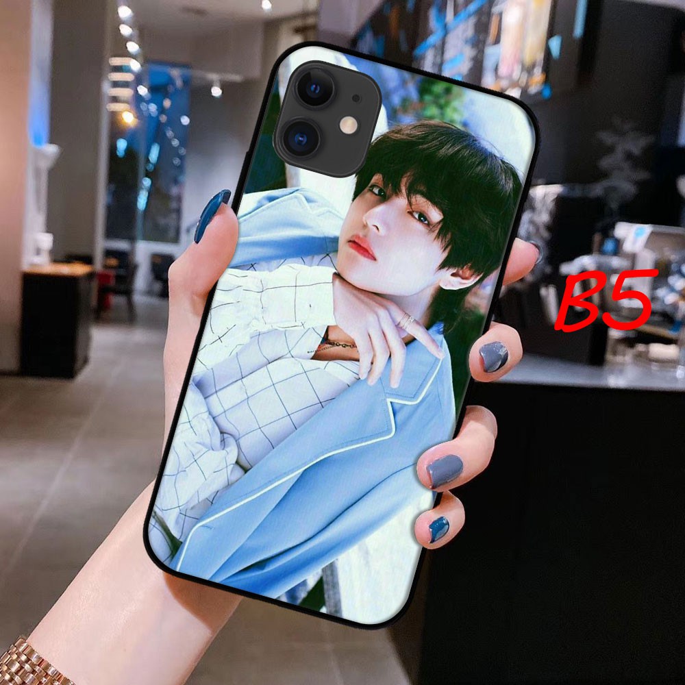 Ốp điện thoại in hình thành viên nhóm nhạc Kpop V BTS dành cho iPhone 11 Pro Max XS MAX XR X 8 7 6s 6 Plus SE 2020