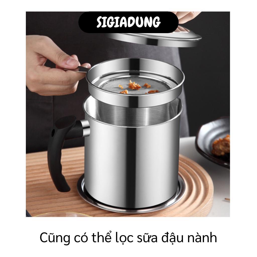 [SGD] Ca Lọc Dầu - Bình Lọc, Trữ Dầu Ăn Có Lưới Lọc Cặn Bằng Thép Không Gỉ 9582