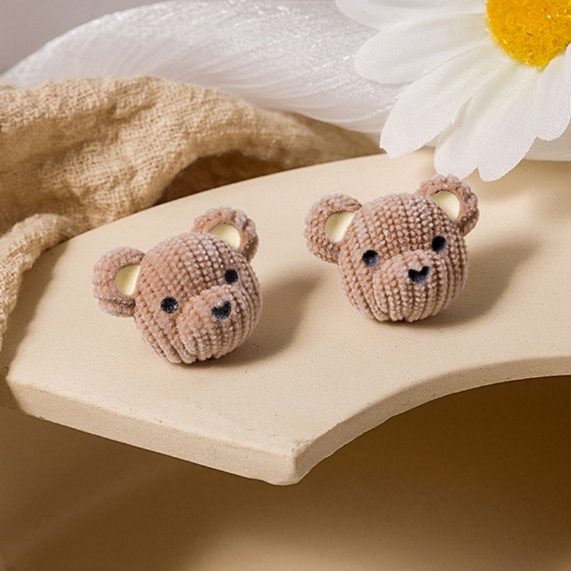 Khuyên Tai Xỏ Lỗ Họa Tiết Hoạt Hình Không Gây Dị Ứng Làm Quà Giáng Sinh Thời Trang Cho Nữ