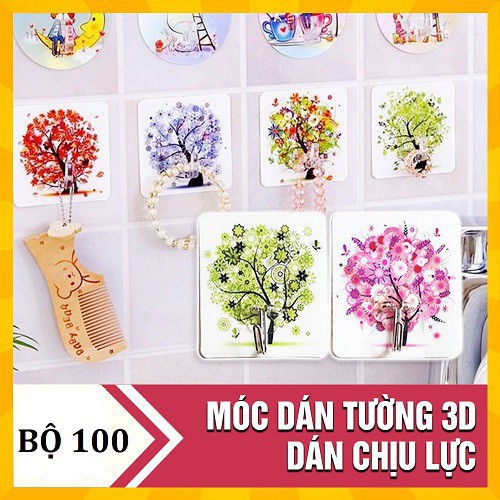 [ Gía siêu rẻ ] Móc dán 3d nhiều mẫu mới về