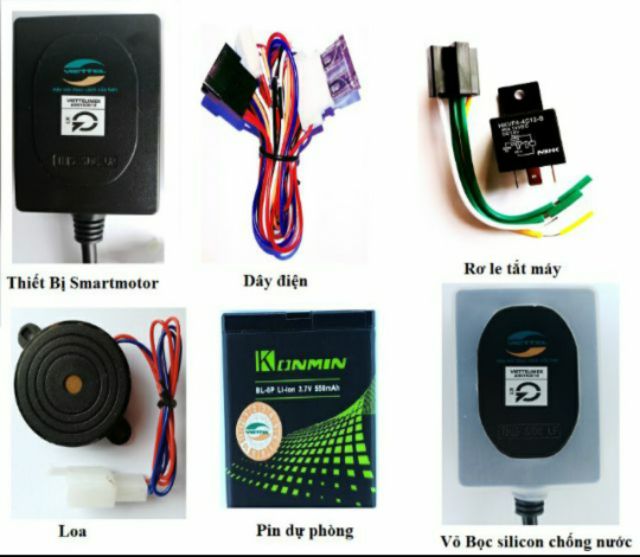 Bộ Định vị, chống trộm Xe máy Viettel (Chưa bao gồm SIM) - mới 100% - SMART MOTOR W1