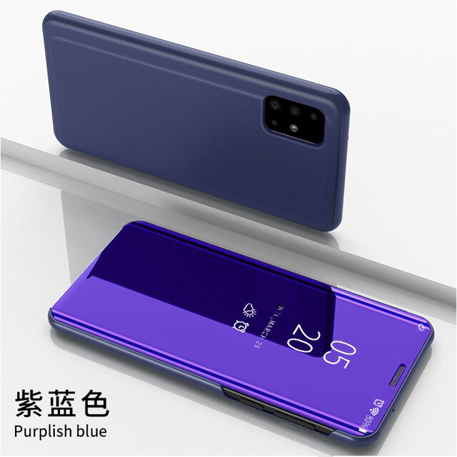 Bao Da Tráng Gương Thời Trang Cho Samsung Galaxy A2 Core A9 Pro A8 A8S Plus 2018 A9S A5 A7 A6 Star Lite A6S 2019