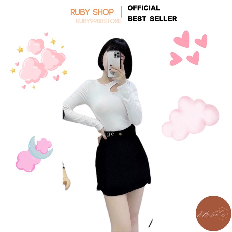 Chân Váy Nhung Chữ A , Với Thiết Kế Dây Rút Độc Đáo , Phong Cách