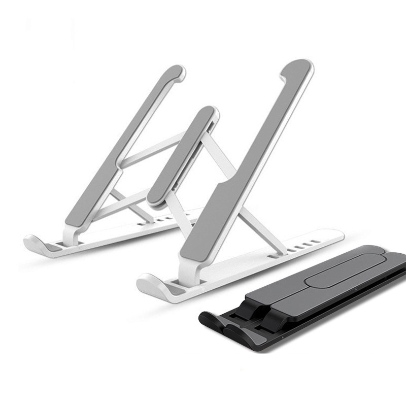 Giá đỡ laptop ipad macbook gấp gọn bằng nhôm stand nhôm để bàn 2 tầng LUVIBA G01