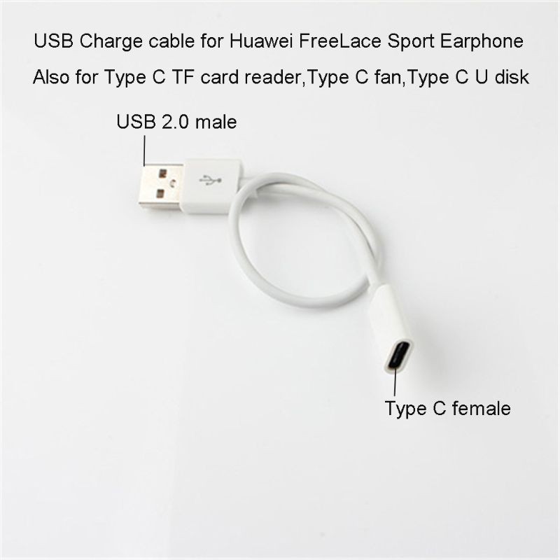Dây Cáp Chuyển Đổi Usb 2.0 Loại A Male Sang Usb 3.1 Type C Cho Tai Nghe Huawei