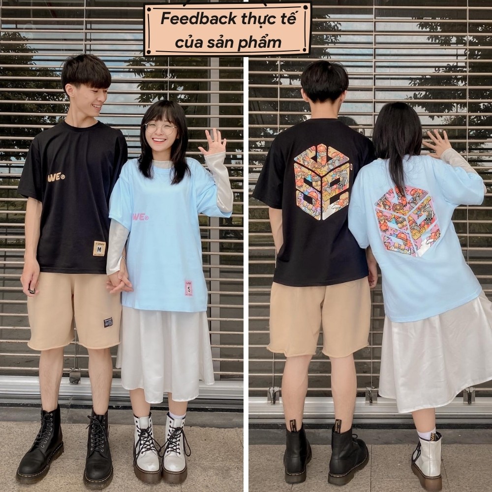 Áo thun tay lỡ SWE Cube Mozzie Tee form rộng Unisex nam nữ phong cách Ulzzang - AT09 | BigBuy360 - bigbuy360.vn