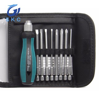 Bộ 9 cái đầu tua vít Phillips & dụng cụ nam châm vạn năng