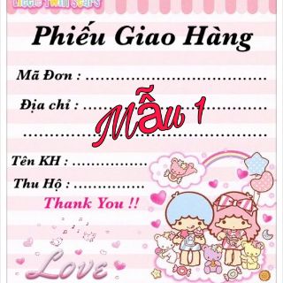 Decal giấy dán thông tin cho shoo