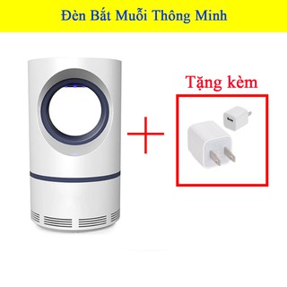 Đèn bắt muỗi thông minh - Diệt muỗi sinh học - Tặng kèm củ sạc