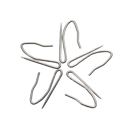 10pcs Curtain Drapery Pin Hooks - Silvery