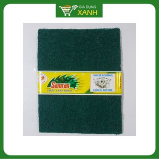 COMBO 2 Miếng chùi rửa_ Cước xanh nhám_Samran