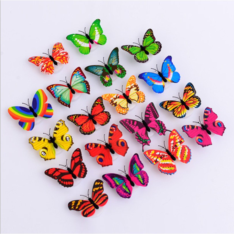 1 Đèn LED Hình Bươm Bướm Trang Trí