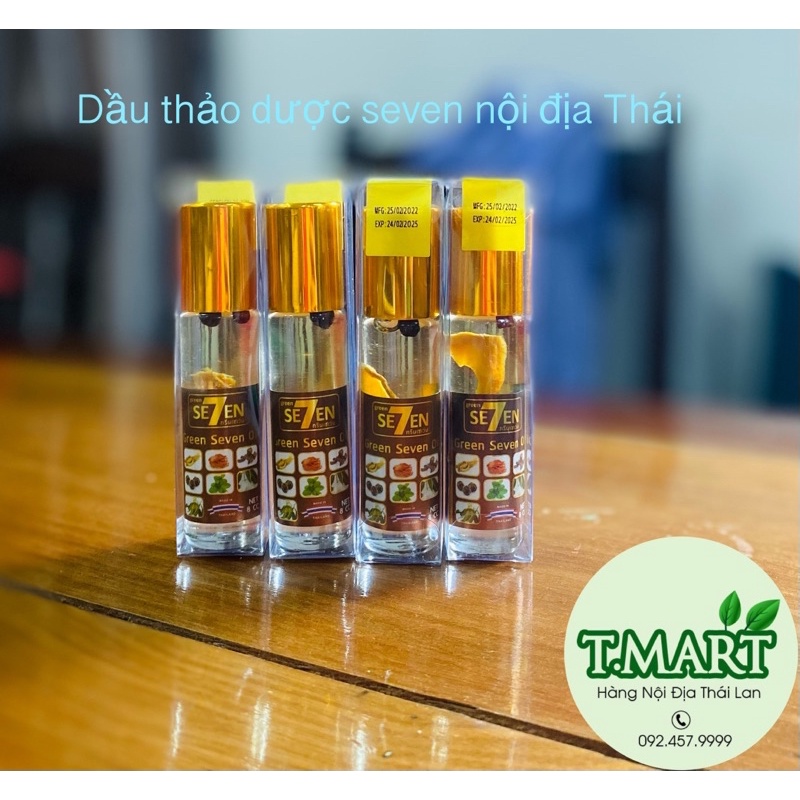Dầu gió thảo dược seven nội địa Thái Lan 8ml