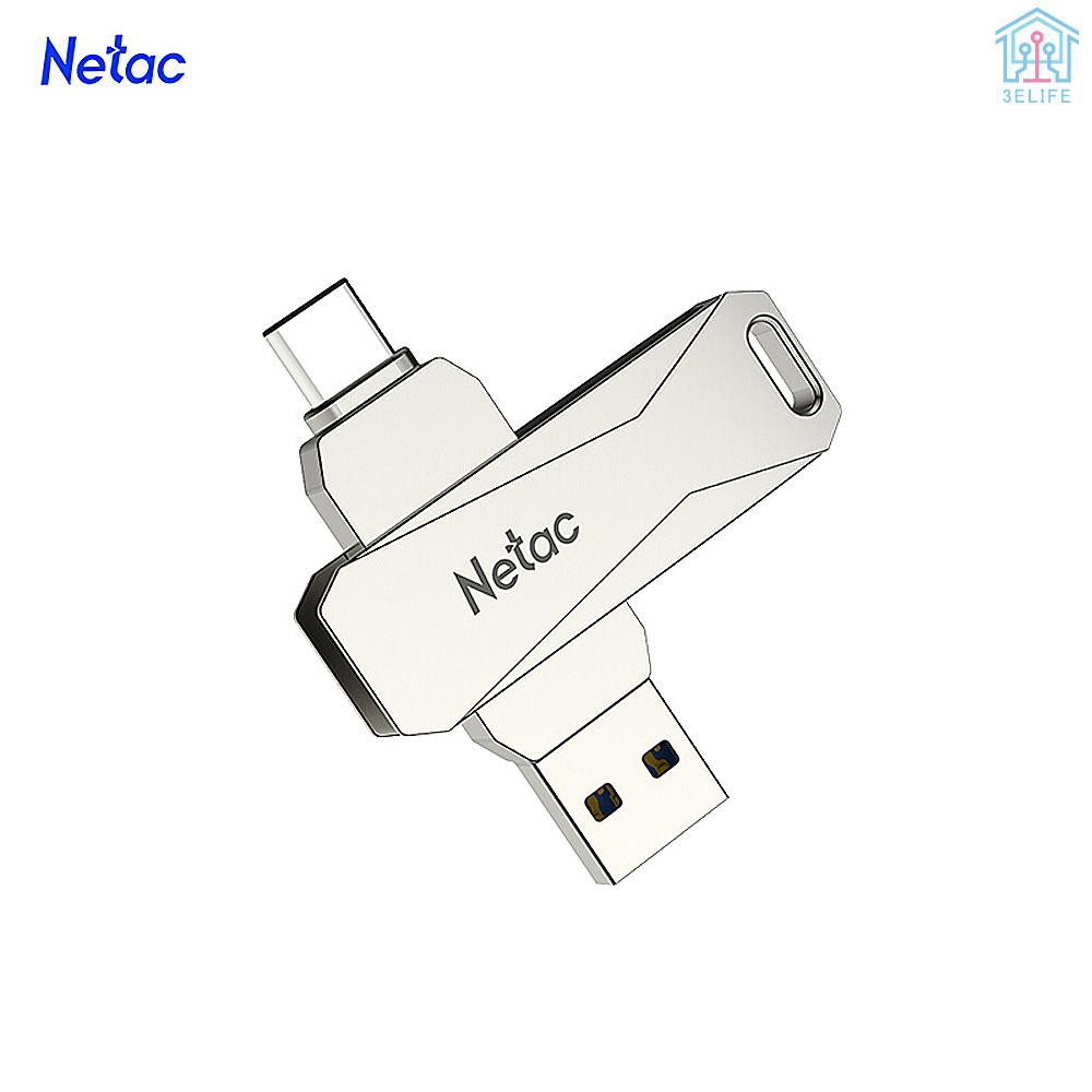 Ổ Cứng Netac U782C 32gb Type-C + Usb Cho Điện Thoại