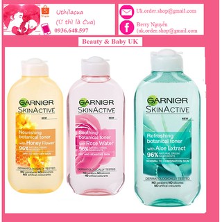 Nước hoa hồng Garnier skinactive toner 200 ml