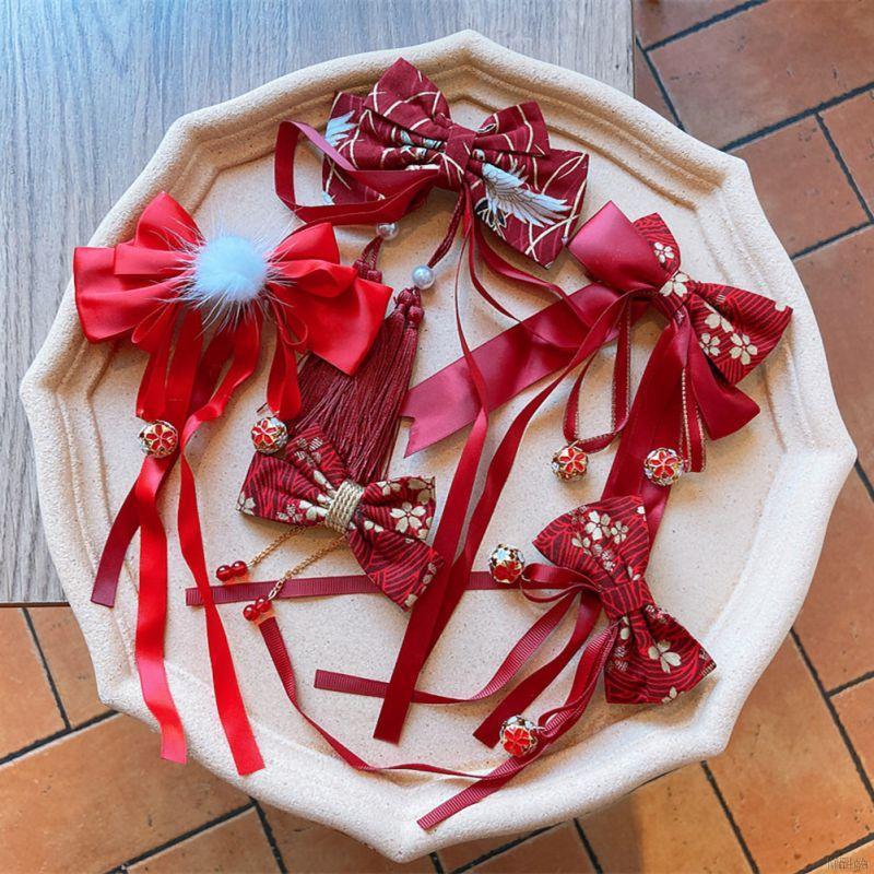 Kẹp Tóc Nơ Xinh Xắn Đáng Yêu Cho Bé Gái