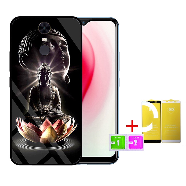 &quot;Combo 1 ốp lưng Xiaomi Redmi 5 PLus + 1 Cường Lực&quot; Mặt kính 3D sang trọng_Không Nhòe, Không Phai Hình( Tim shop )