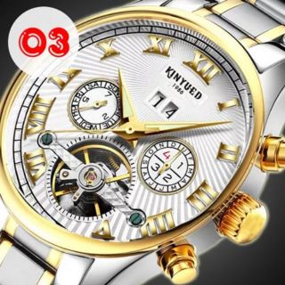 Đồng hồ cơ kinyued  3 loại lịch. - Lịch thứ - Lịch Ngày - Lịch Tháng