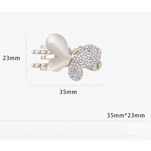 Kẹp Tóc Mái Ngang Hình Bướm / Mèo Mini Ngọt Ngào Cho Nữ