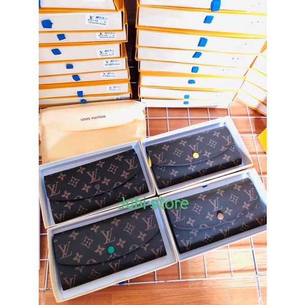ví lv dài cúc màu cầm tay fullbox