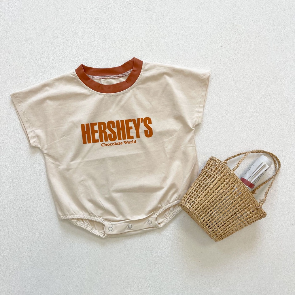 Bộ Áo Liền Quần Bằng Cotton Tay Ngắn In Họa Tiết Nhiều Màu Sắc Phong Cách Hàn Quốc Thời Trang Mùa Hè
