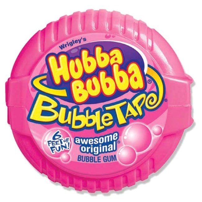 [ RẺ VÔ ĐỊCH] (9 vị) Kẹo gum cuộn siêu dài Hubba Bubba (180cm - 56gr)