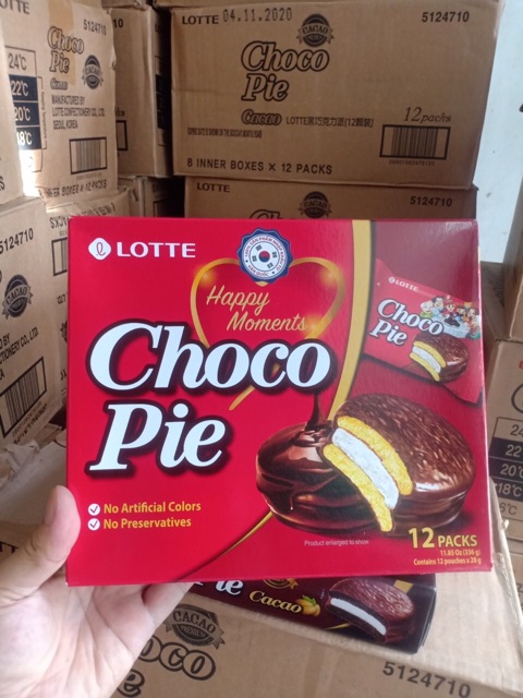 Hộp Bánh ChocoPie Lotte 336g