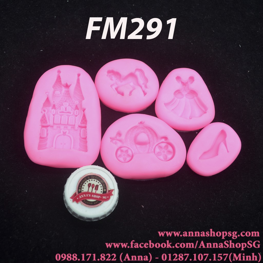 BỘ 5 KHUÔN CHỦ ĐỀ LỌ LEM FM291