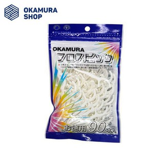 Tăm chỉ nha khoa okamura - bịch 50/90 cây - 4503/4909