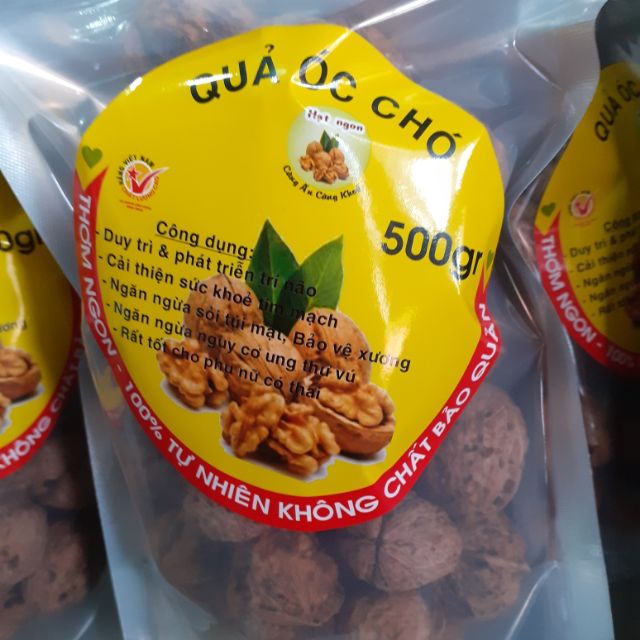 500g óc chó nếp đã sấy chín ( Tặng kìm khi mua từ 1kg)