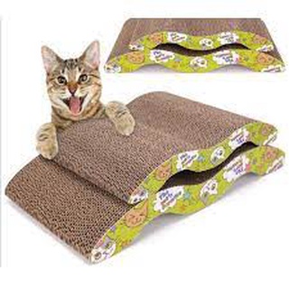 Bàn Cào Móng Giấy Cho Mèo + Tặng Kèm Cỏ Mèo (Catnip/Catmint)