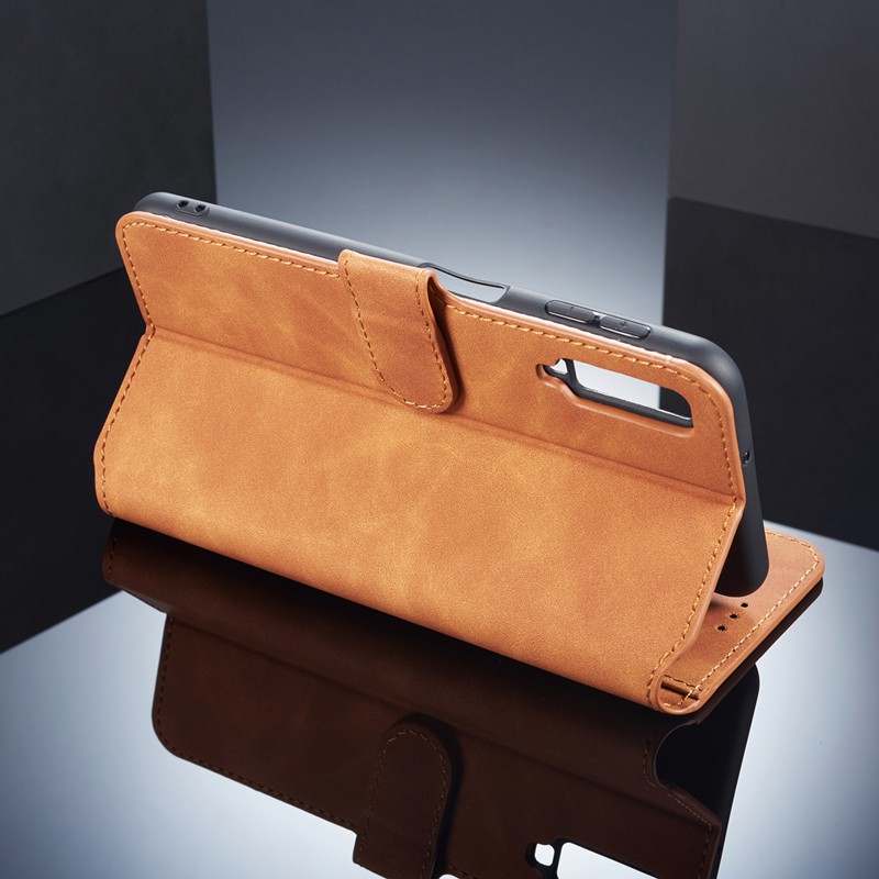 Bao da điện thoại màu trơn thời trang cho Samsung Galaxy A7 2018 / A9 2018 | BigBuy360 - bigbuy360.vn