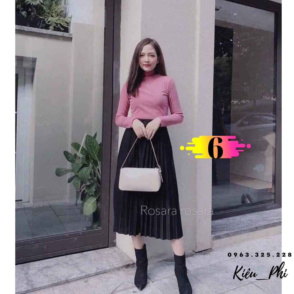 Áo giữ nhiệt monte đủ 6 màu Hàng TQXK xuất xịn túi zip - áo thun dài tay siêu mềm mịn cổ lọ chuẩn loại 1