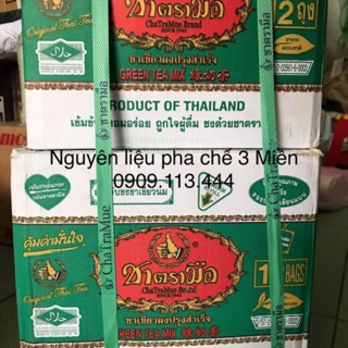 Thùng trà thái xanh Loại 1 thơm x12 gói -Mã SP 57-2-02561-6-0002