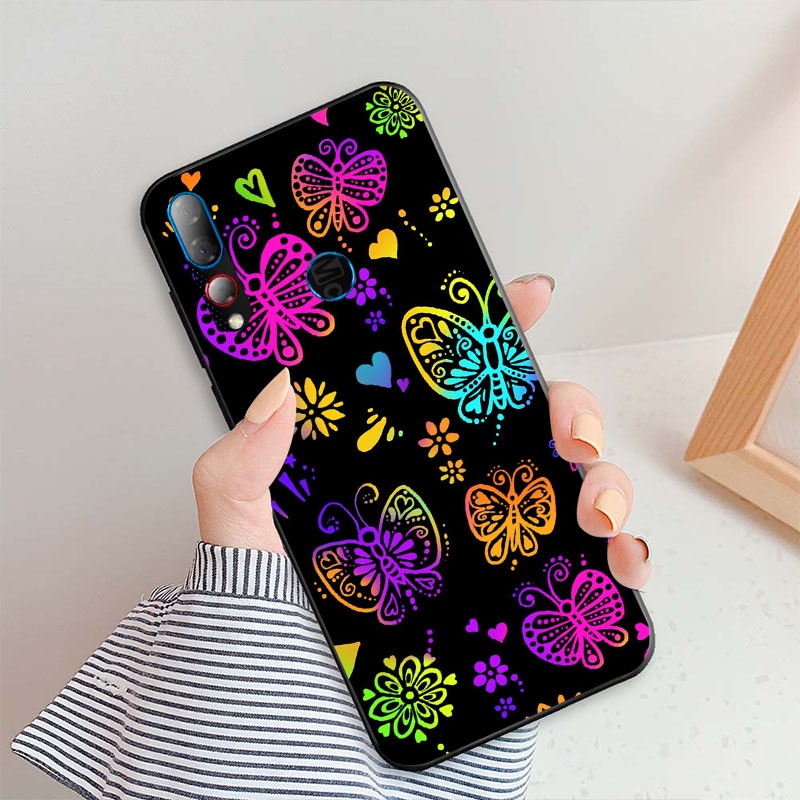 Ốp Điện Thoại Silicon TPU Mềm Họa Tiết Hoạt Hình Thời Trang Cho HTC Desire 19 Plus