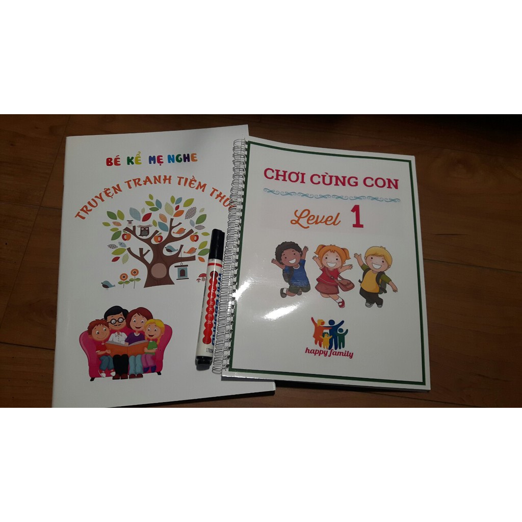 Combo Chơi cùng con -Bé kể mẹ nghe