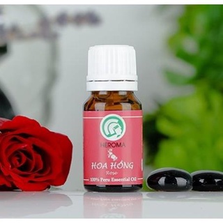 Tinh dầu hoa hồng heroma 10ml