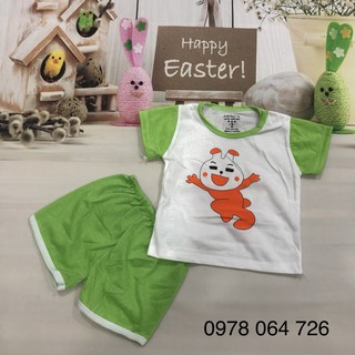 (XẢ KHO) Bộ cotton cho bé cực yêu