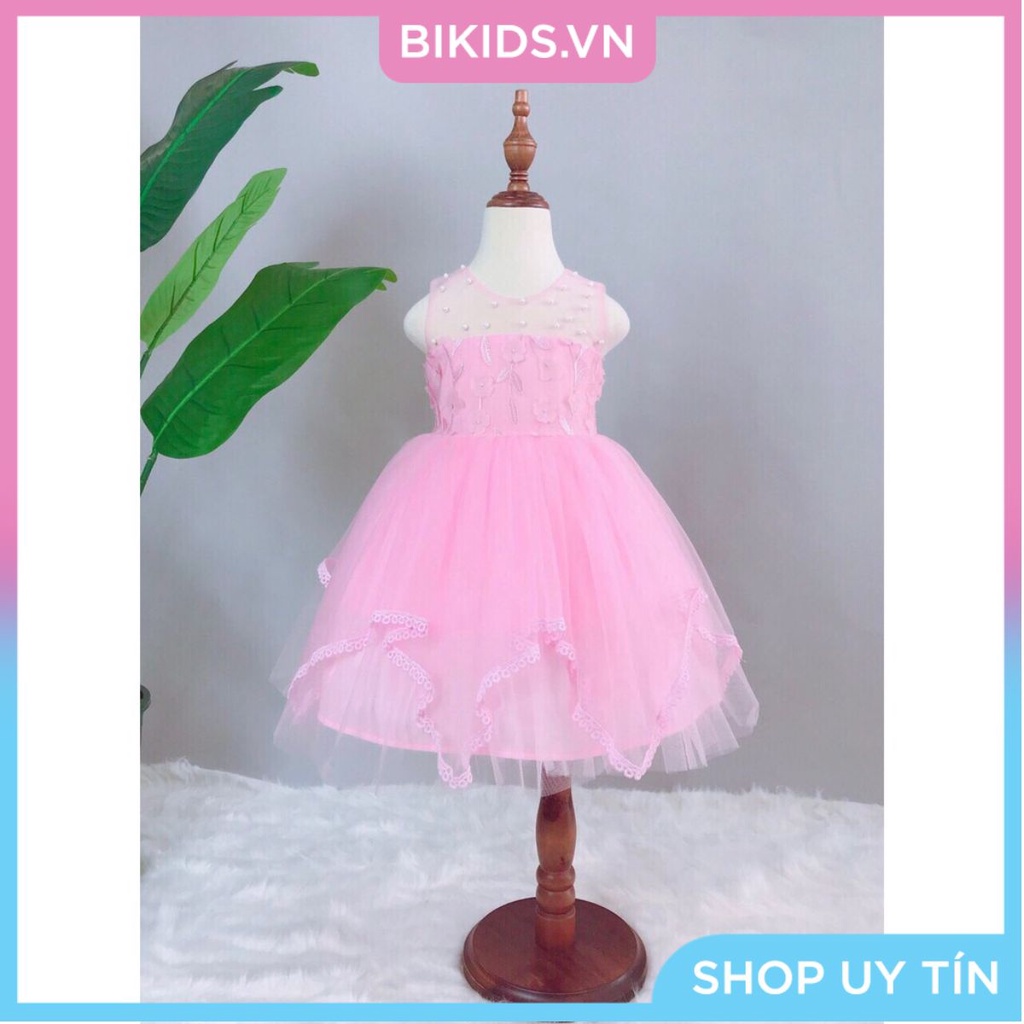 Váy công chúa đính ngọc cho bé 3-5 tuổi