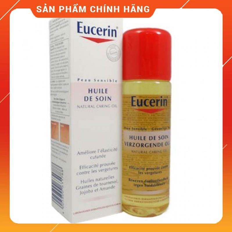 Dầu trị rạn da Eucerin natural caring oil 125 ml