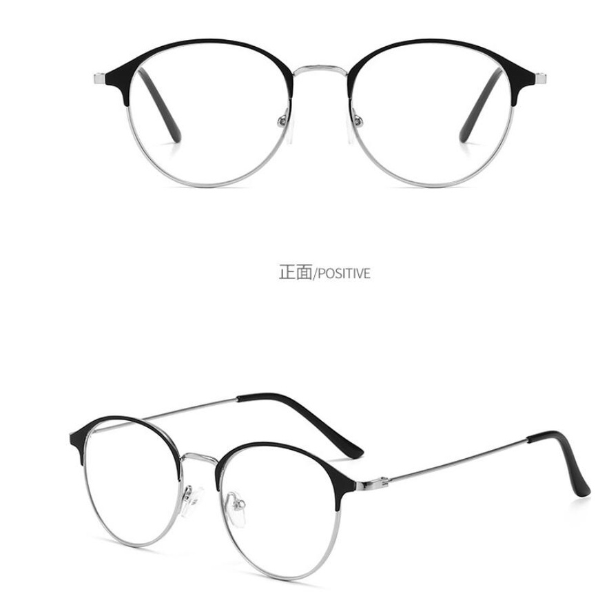 Kính Tròn Gọng Kim Loại Phong Cách vintage unisex