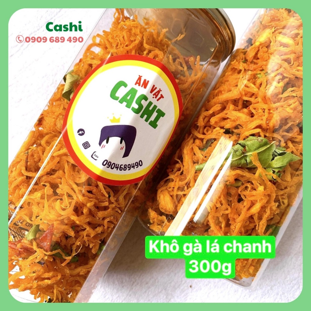 Khô gà lá chanh 300g_Đồ ăn vặt Cashi TPHCM | BigBuy360 - bigbuy360.vn