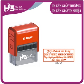 [Mã V5] Con dấu có nội dung (QUÝ KHÁCH VUI LÒNG QUAY VIDEO KHI BÓC HÀNG)